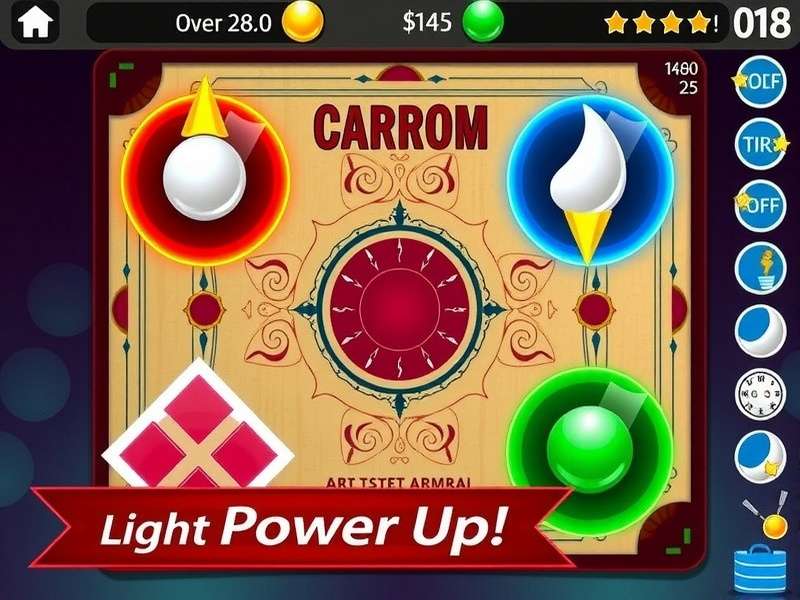 Carrom Turbo Blitz Ace Gameplay Screenshot